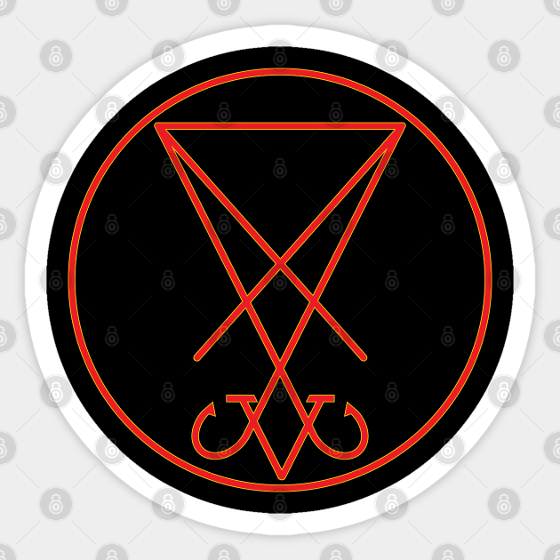 Sigil of Lucifer Sticker by TRV KVNT